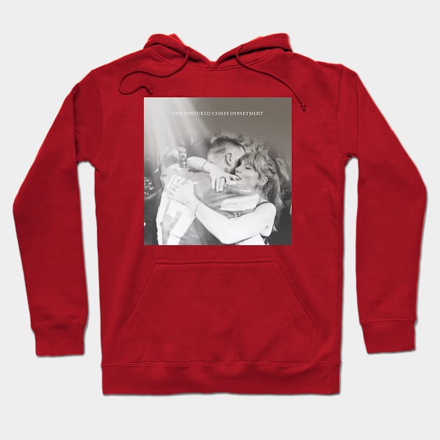 Football for the Swifties - Tortured Chiefs Department Hoodie by Merlino Creative